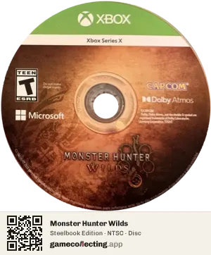 Monster Hunter Wilds Xbox Series X, NTSC disc