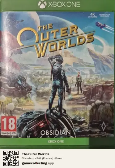 The Outer Worlds Xbox One, France box front