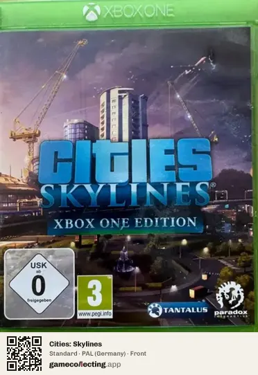 Cities: Skylines Xbox One, Germany box front