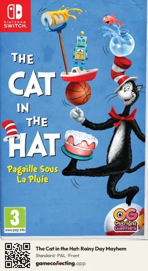 The Cat in the Hat: Rainy Day Mayhem Nintendo Switch, PAL box front