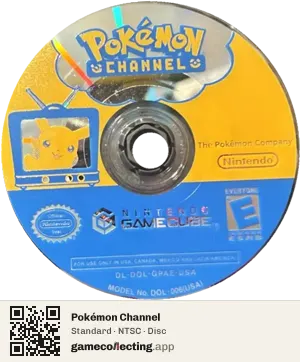 Pokémon Channel Nintendo GameCube, NTSC disc