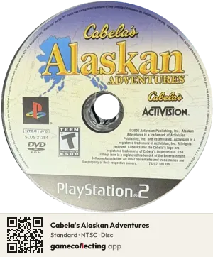 Cabela's Alaskan Adventures PlayStation 2, NTSC disc