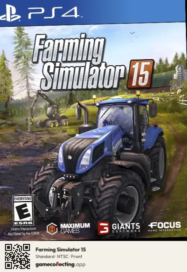 Farming Simulator 15 PlayStation 4, NTSC box front