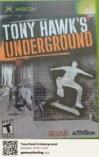 Tony Hawk's Underground Xbox, NTSC box front
