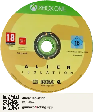 Alien: Isolation Xbox One, PAL disc