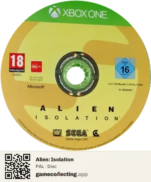 Alien: Isolation Xbox One, PAL disc