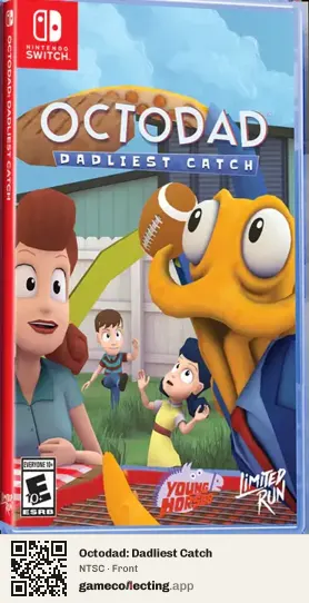 Octodad: Dadliest Catch Nintendo Switch, NTSC box front