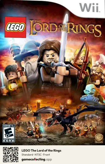 LEGO The Lord of the Rings Nintendo Wii, NTSC box front