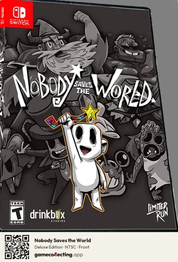 Nobody Saves the World Nintendo Switch, NTSC box front