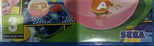 Super Monkey Ball Banana Mania, the PEGI square on its front