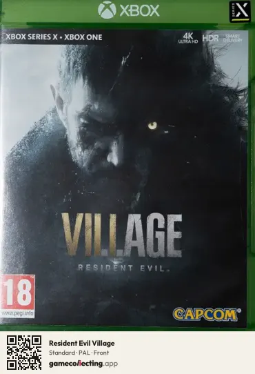 Resident Evil Village Xbox One, PAL box front