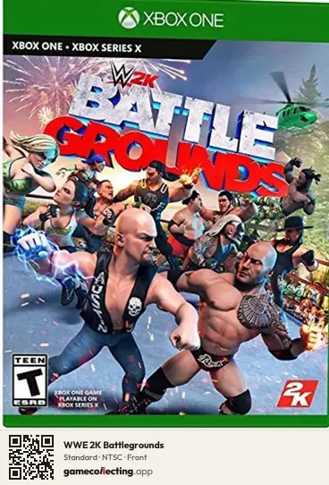 WWE 2K Battlegrounds Xbox One, NTSC box front
