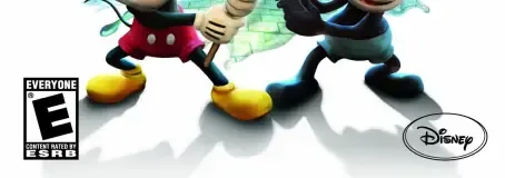 Disney Epic Mickey 2: The Power of Two, the ESRB box on its front