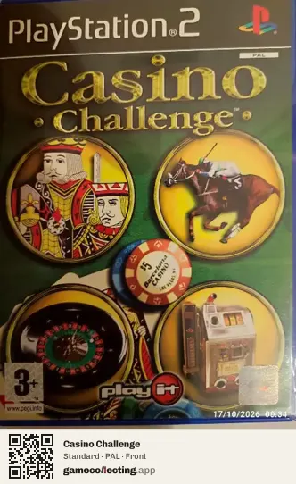Casino Challenge PlayStation 2, PAL box front