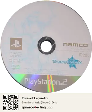 Tales of Legendia PlayStation 2, Asia disc