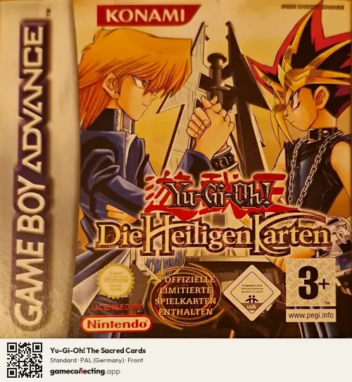 Yu-Gi-Oh! The Sacred Cards Game Boy Advance, Germany box front