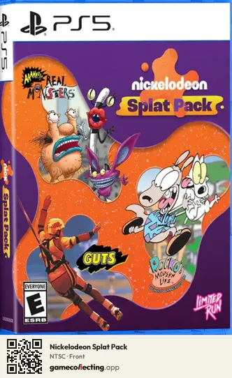 Nickelodeon Splat Pack PlayStation 5, NTSC box front