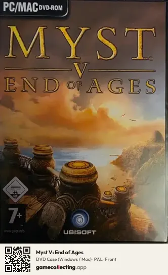 Myst V: End of Ages Computer, PAL box front