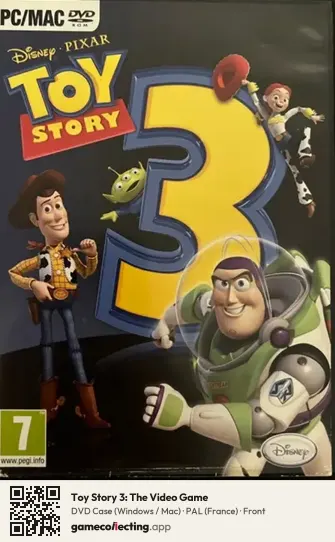 Toy Story 3: The Video Game Computer, France box front