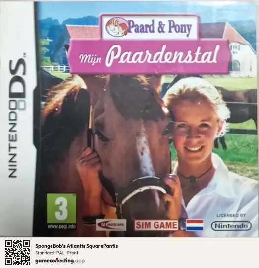 SpongeBob's Atlantis SquarePantis Nintendo DS, PAL box front