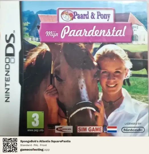 SpongeBob's Atlantis SquarePantis Nintendo DS, PAL box front