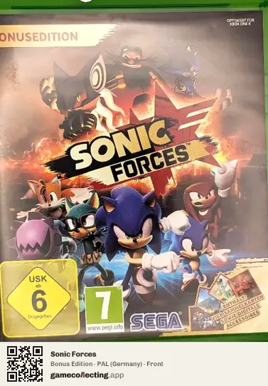 Sonic Forces Xbox One, Germany box front