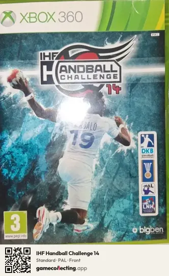 IHF Handball Challenge 14 Xbox 360, PAL box front