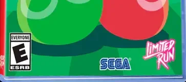 Puyo Puyo Champions, the ESRB box on its front