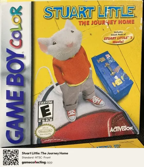 Stuart Little: The Journey Home Game Boy Color, NTSC box front