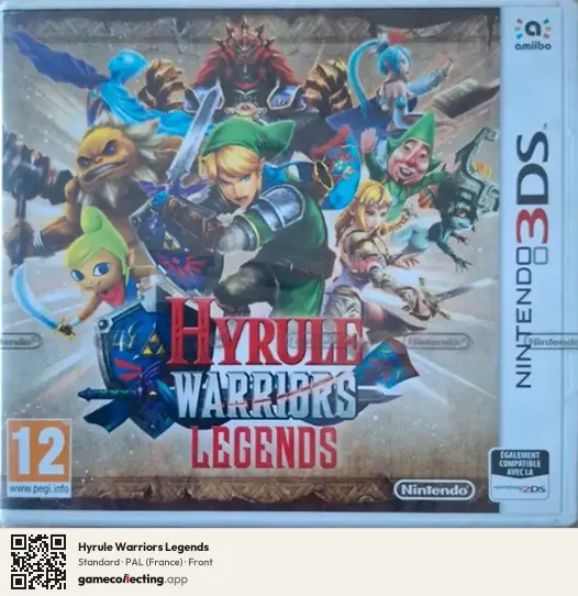 Hyrule Warriors Legends Nintendo 3DS, France box front