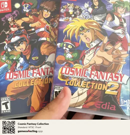 Cosmic Fantasy Collection Nintendo Switch, NTSC box front