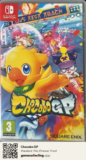 Chocobo GP Nintendo Switch, France box front