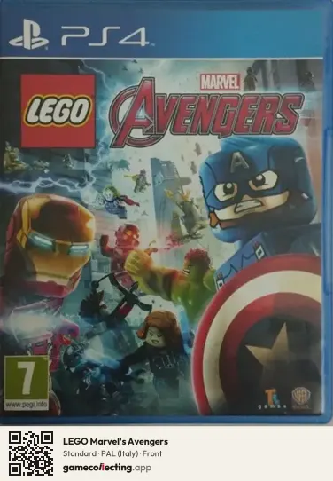 LEGO Marvel's Avengers PlayStation 4, Italy box front