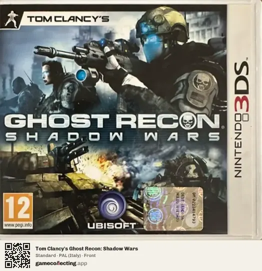 Tom Clancy's Ghost Recon: Shadow Wars Nintendo 3DS, Italy box front