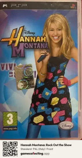 Hannah Montana: Rock Out the Show PlayStation Portable, Italy box front