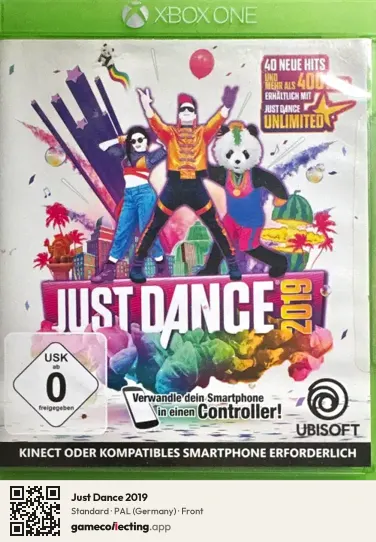 Just Dance 2019 Xbox One, Germany box front