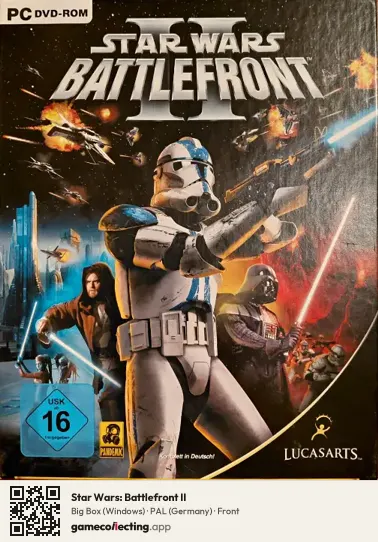 Star Wars: Battlefront II Computer, Germany box front