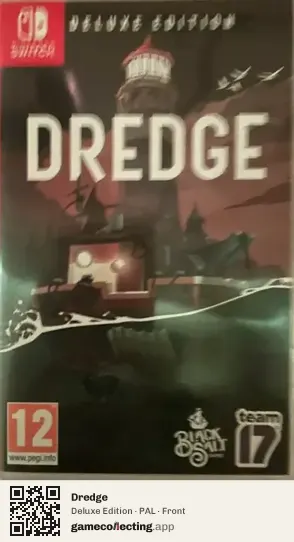 Dredge Nintendo Switch, PAL box front