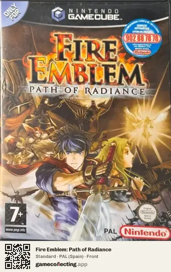Fire Emblem: Path of Radiance Nintendo GameCube, Spain box front