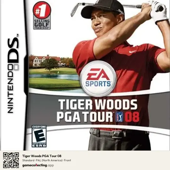 Tiger Woods PGA Tour 08 Nintendo DS, North America box front
