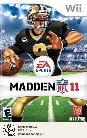 Madden NFL 11 Nintendo Wii, NTSC box front