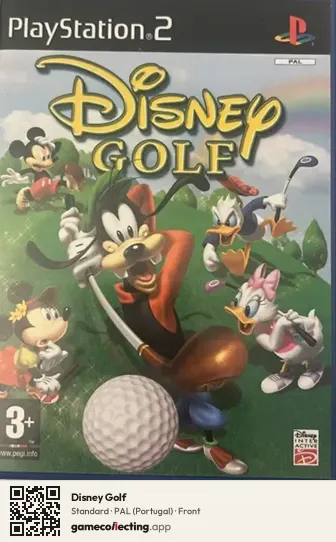 Disney Golf PlayStation 2, Portugal box front