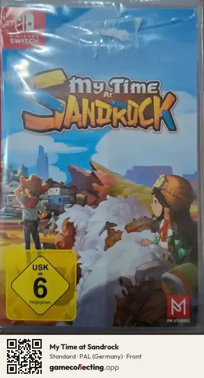 My Time at Sandrock Nintendo Switch, Germany box front