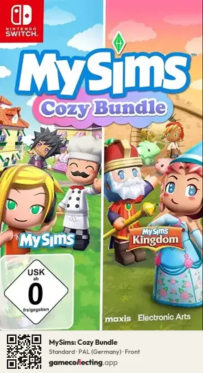 MySims: Cozy Bundle Nintendo Switch, Germany box front