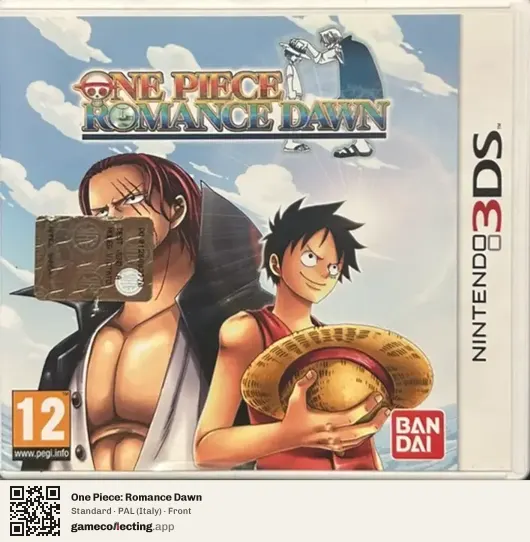 One Piece: Romance Dawn Nintendo 3DS, Italy box front
