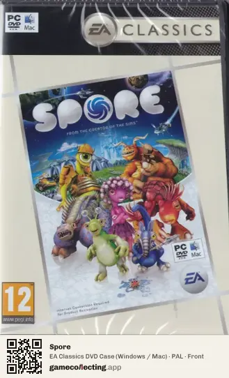 Spore Computer, PAL box front