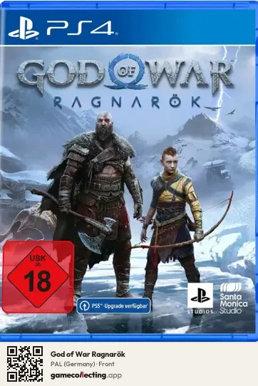 God of War Ragnarök PlayStation 4, Germany box front