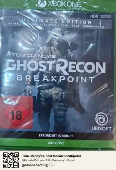 Tom Clancy's Ghost Recon Breakpoint Xbox One, Germany box front