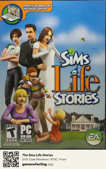The Sims Life Stories Computer, NTSC box front