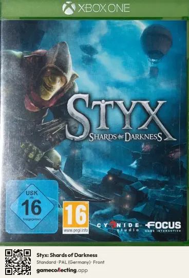 Styx: Shards of Darkness Xbox One, Germany box front